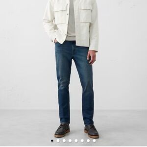 Banana Republic Men's Dark Blue Slim Travel Jean